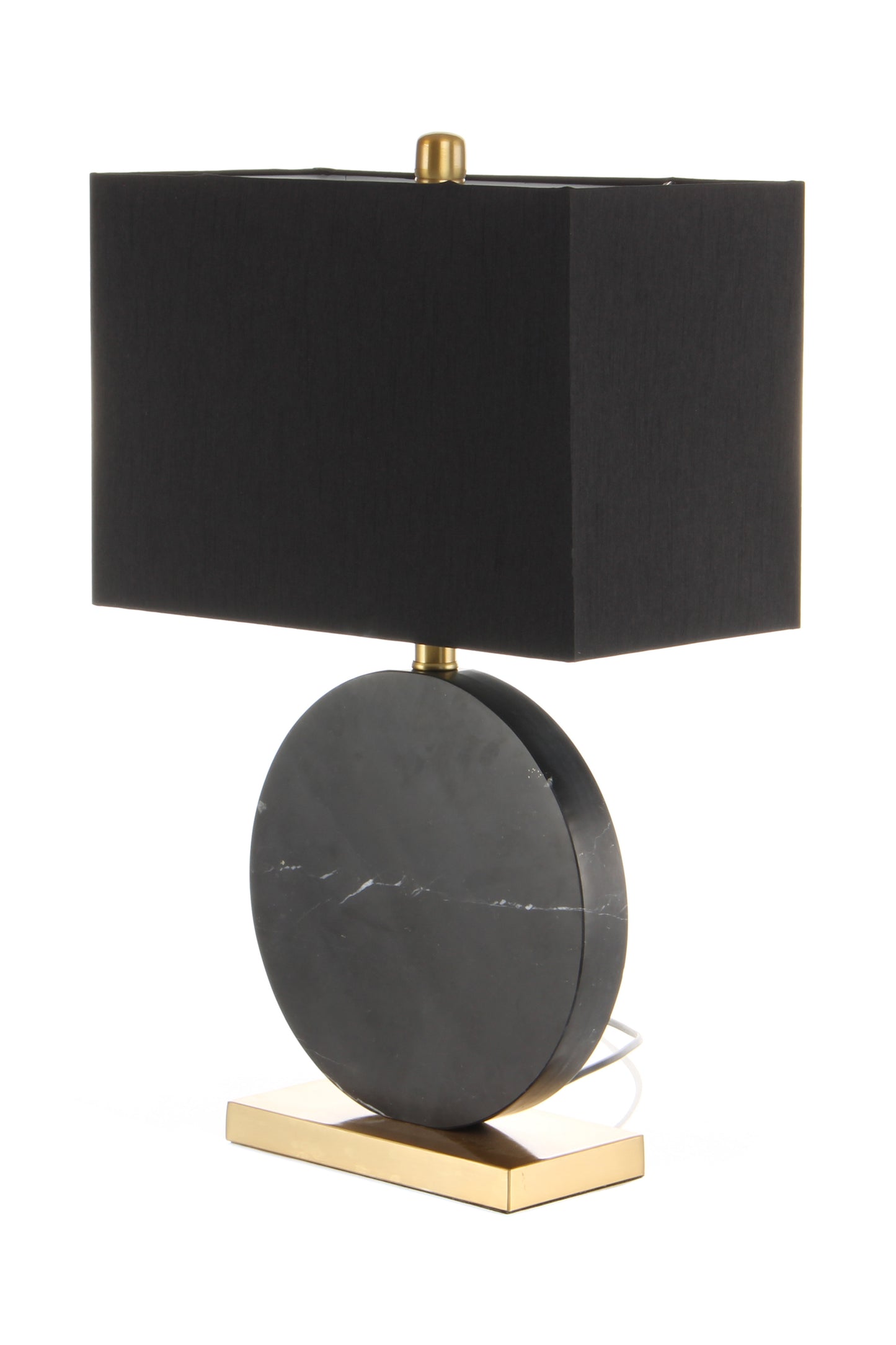 Tischlampe Bilbo 125 Schwarz / Gold / Schwarz