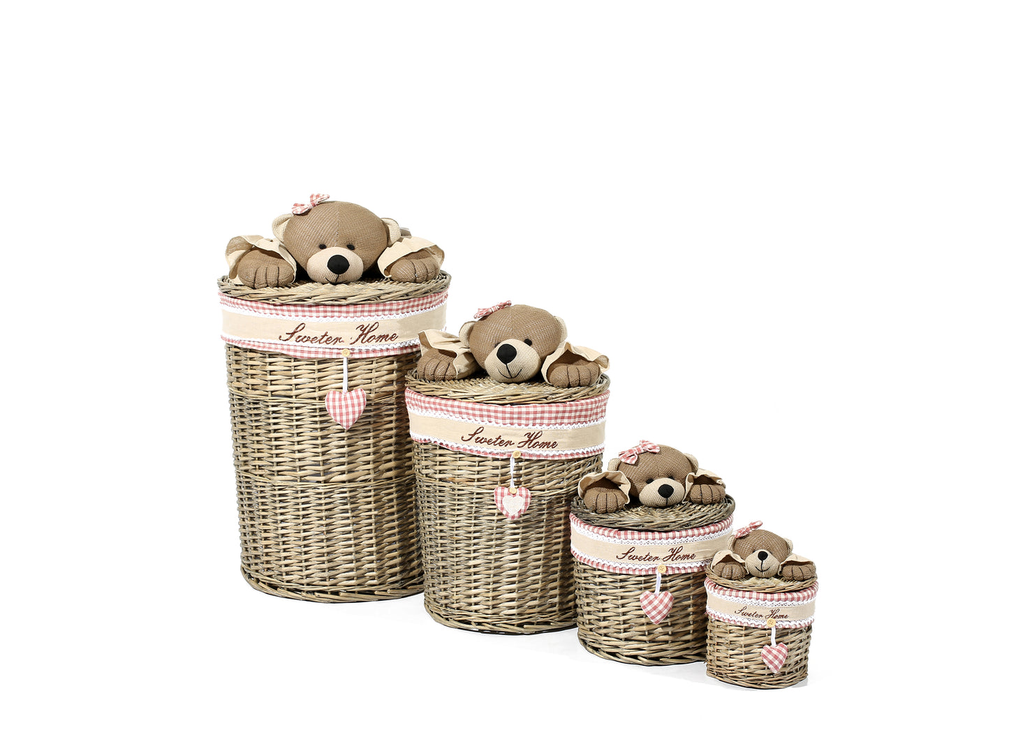 Korb-Set Teddy 203 Braun / Beige
