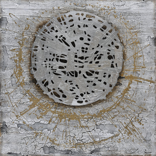 Aluminium Wandbild Sonnenschein 80cm x 80cm