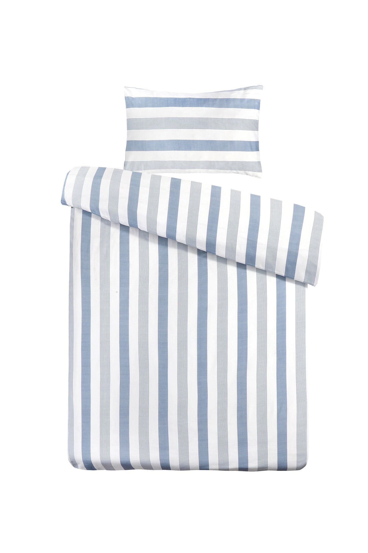 Bettwäsche Pina 125-FR Blau 140cm x 200cm / 65cm x 65cm