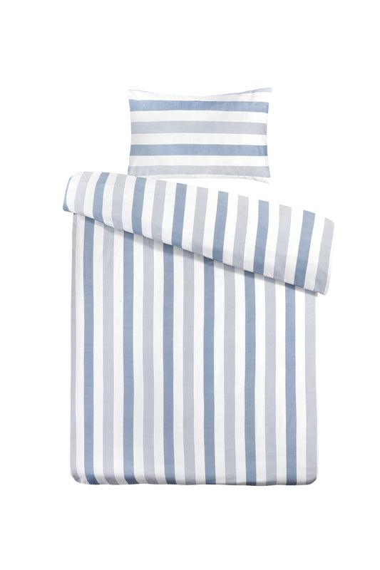 Bettwäsche Pina 125-FR Blau 140cm x 200cm / 65cm x 65cm