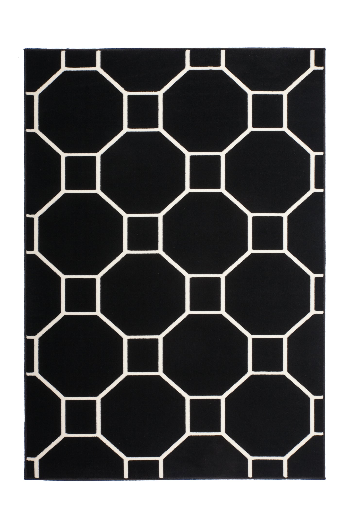 Lina 125 Schwarz / Elfenbein 160cm x 230cm