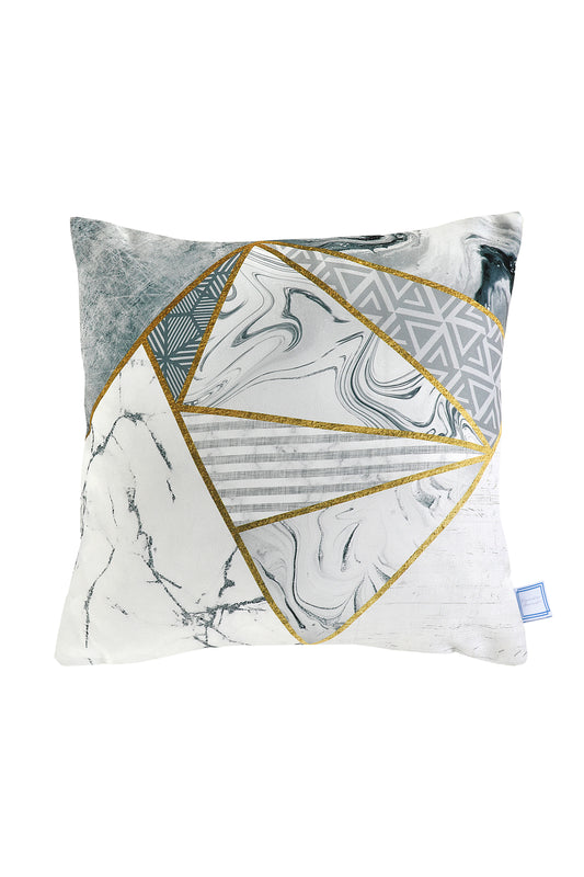 Dekokissen Bavaria 125 Grau / Gold 45cm x 45cm