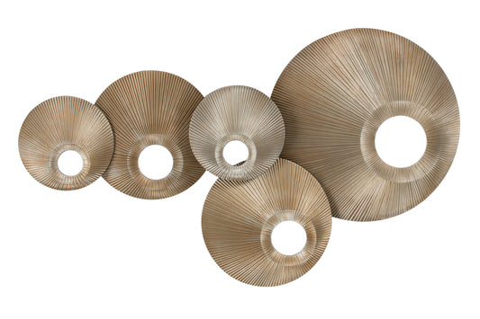 Wanddeko Circles Apius 510 Champagner