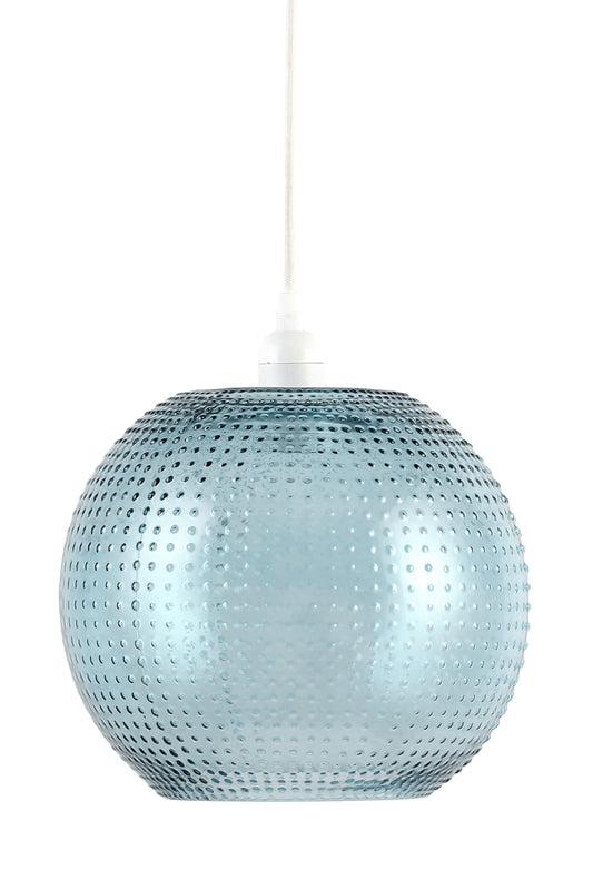 Hängelampe Saturn Blau / Weiß