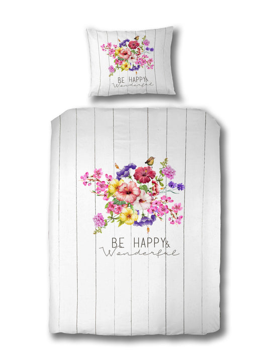 Bettwäsche Behappy 125 Sand 135cm x 200cm