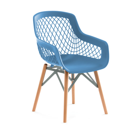 Stuhl Pure Style 2er-Set Blau
