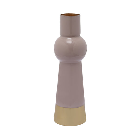 Kerzenhalter Art Deco 2025 4er-Set Altrosa / Gold