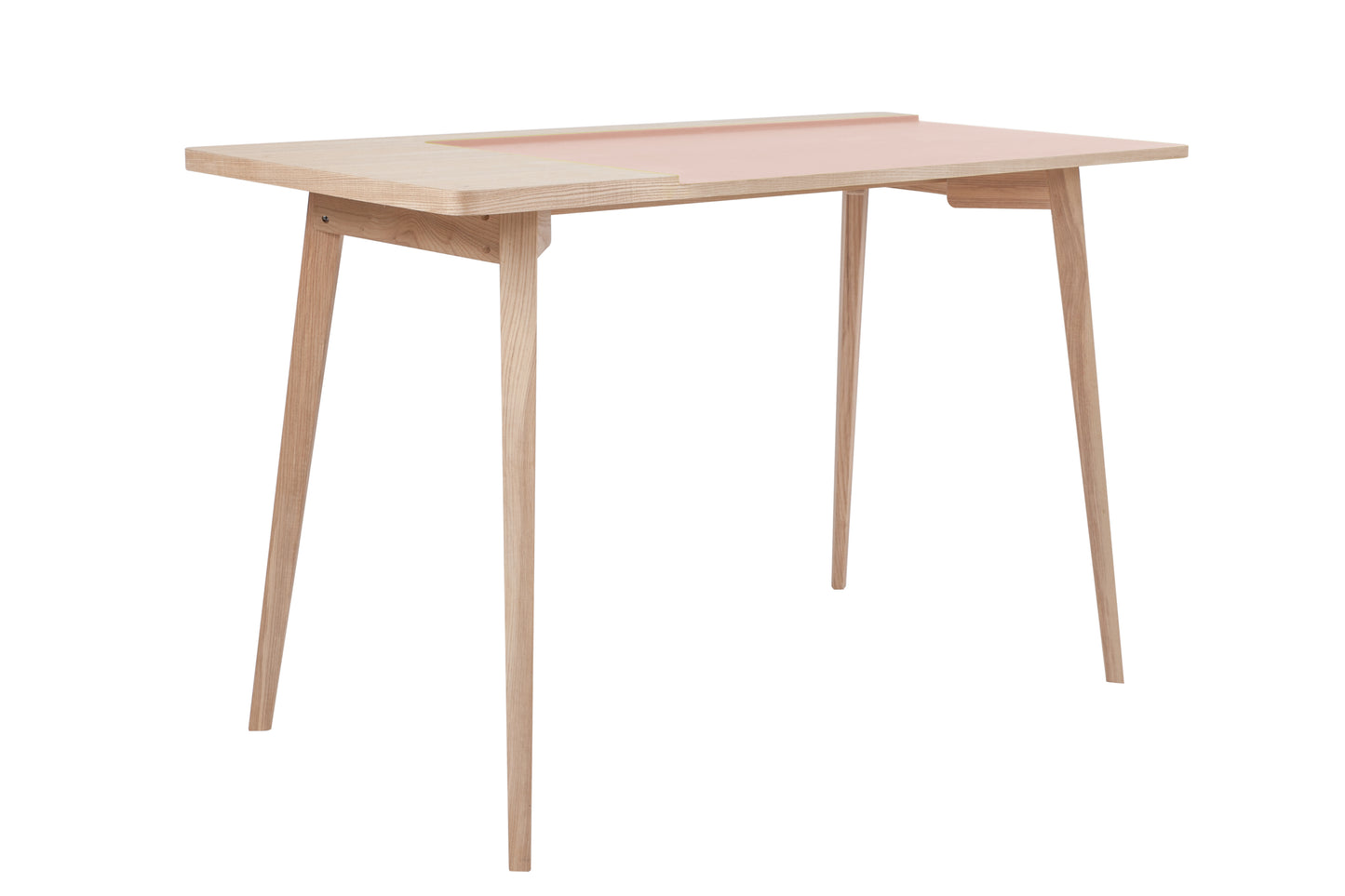 Schreibtisch Addison III Esche / Rosa