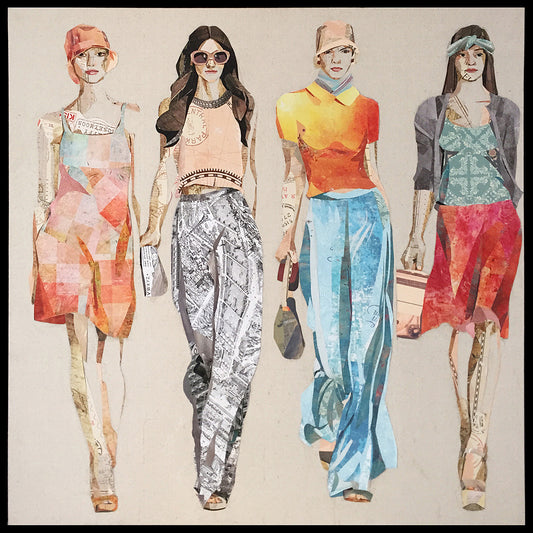 Papier Wandbild Runway 102cm x 102cm