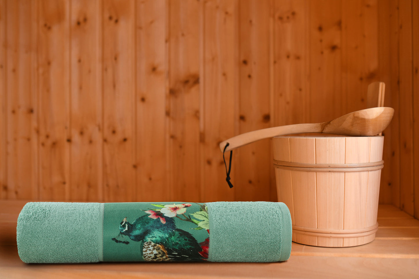 Saunatuch Blossom 125 Multi / Grün