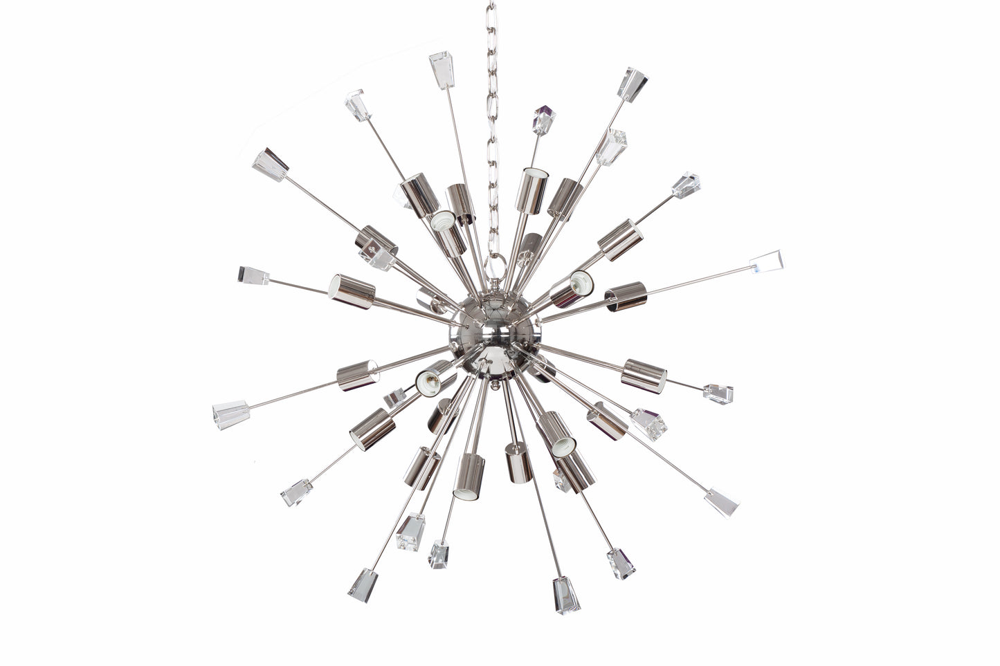 Hängelampe Micare I 310 Nickel / Transparent