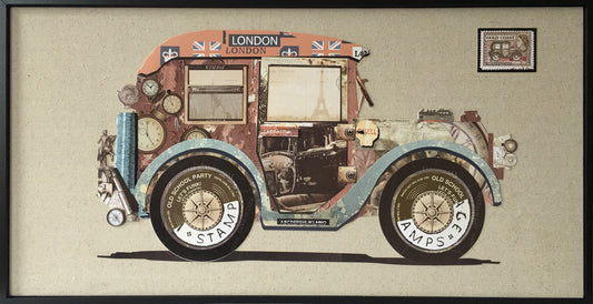 Papier Wandbild Bloomsbury Car 82cm x 42cm