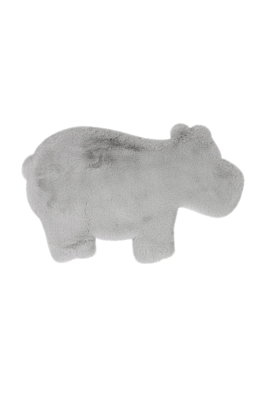 Lovely Kids 325-Hippo Grau / Blau 55cm x 90cm