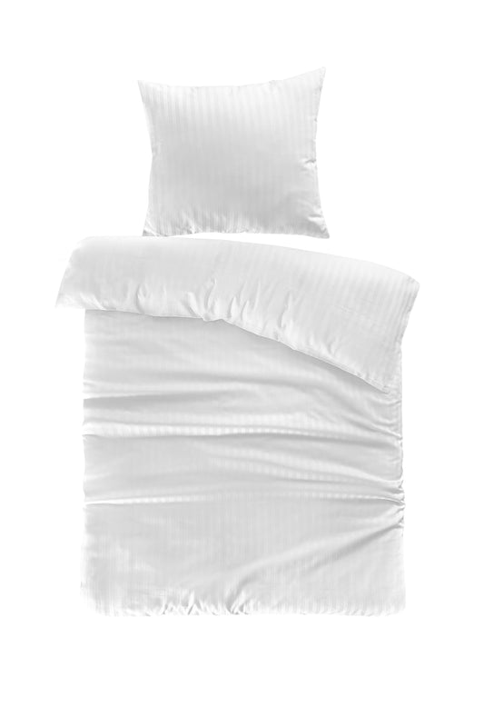 Bettwäsche Valerina 125-NL Weiß 240cm x 240cm / 60cm x 70cm (2 Stk.)