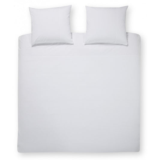 Bettwäsche Douz 125 Weiß 155cm x 220cm / 80cm x 80cm