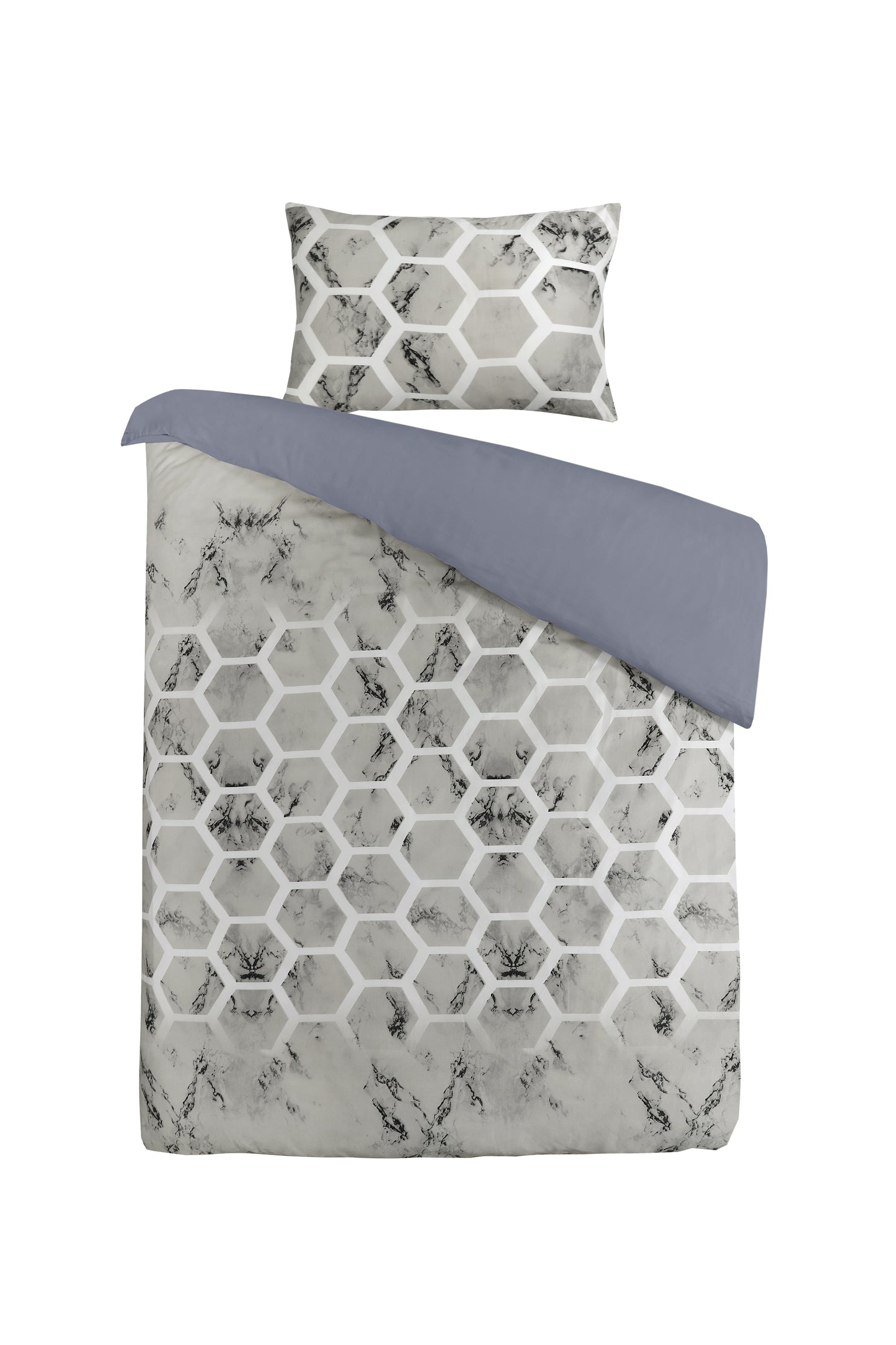 Bettwäsche Aventura 125-FR Grau 220cm x 240cm