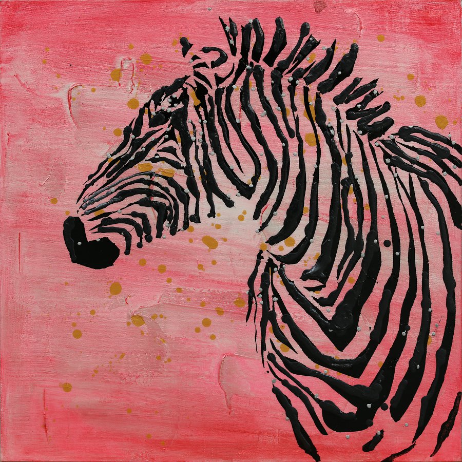 Öl-Wandbild Kalahari 70cm x 70cm
