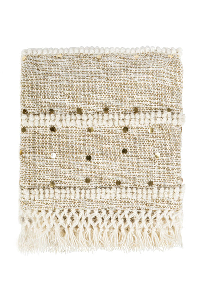 Decke Bohist 425 Creme / Khaki